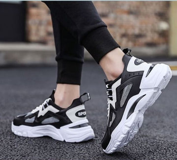 MS811 - Stylish White Casual Sneakers